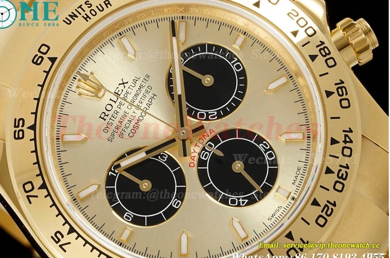 YG SH4131(Gain Daytona Blk Gold QF Weight) YG 126508 40mm 0207